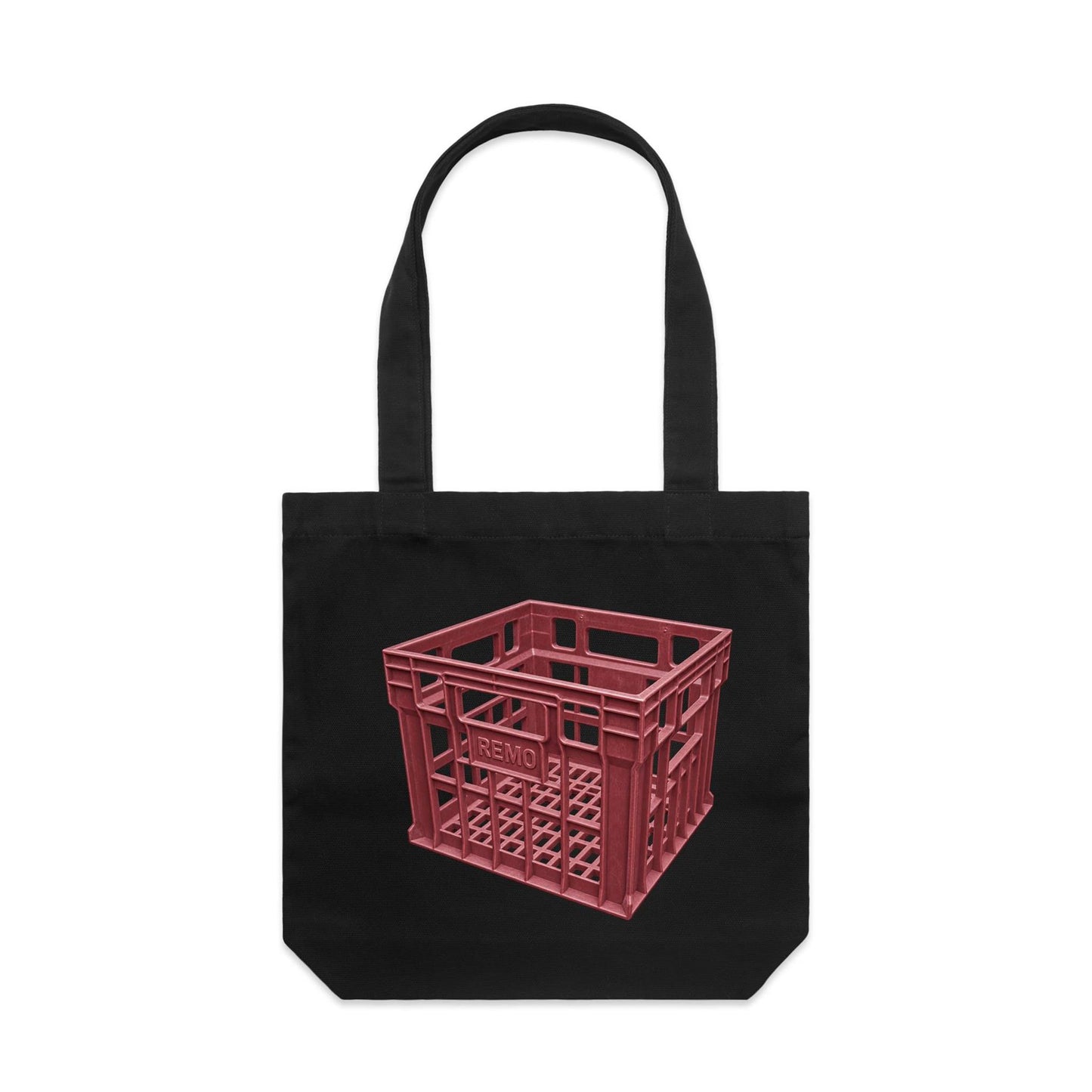 Milk Crate Canvas Totes