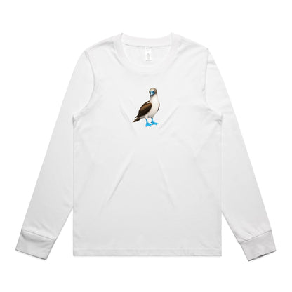 Blue-Footed Booby Long Sleeve T Shirts for Women