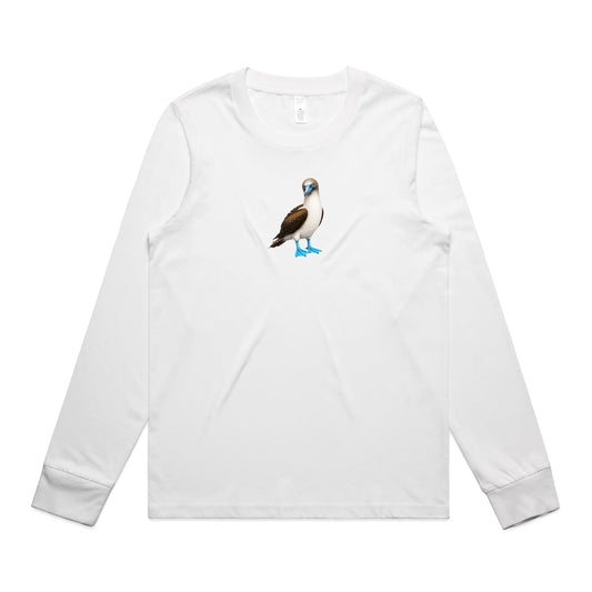 Blue-Footed Booby Long Sleeve T Shirts for Women