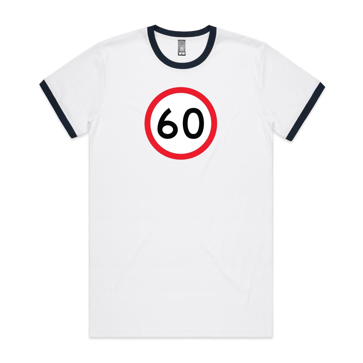 Age Milestone 60 Ringer T Shirts for Men (Unisex)