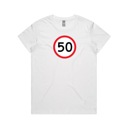 Age MIlestone 50 T Shirts for Women