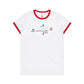 Paper Plane Ringer T Shirts for Women