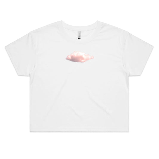 Cloud Crop T Shirts for Women