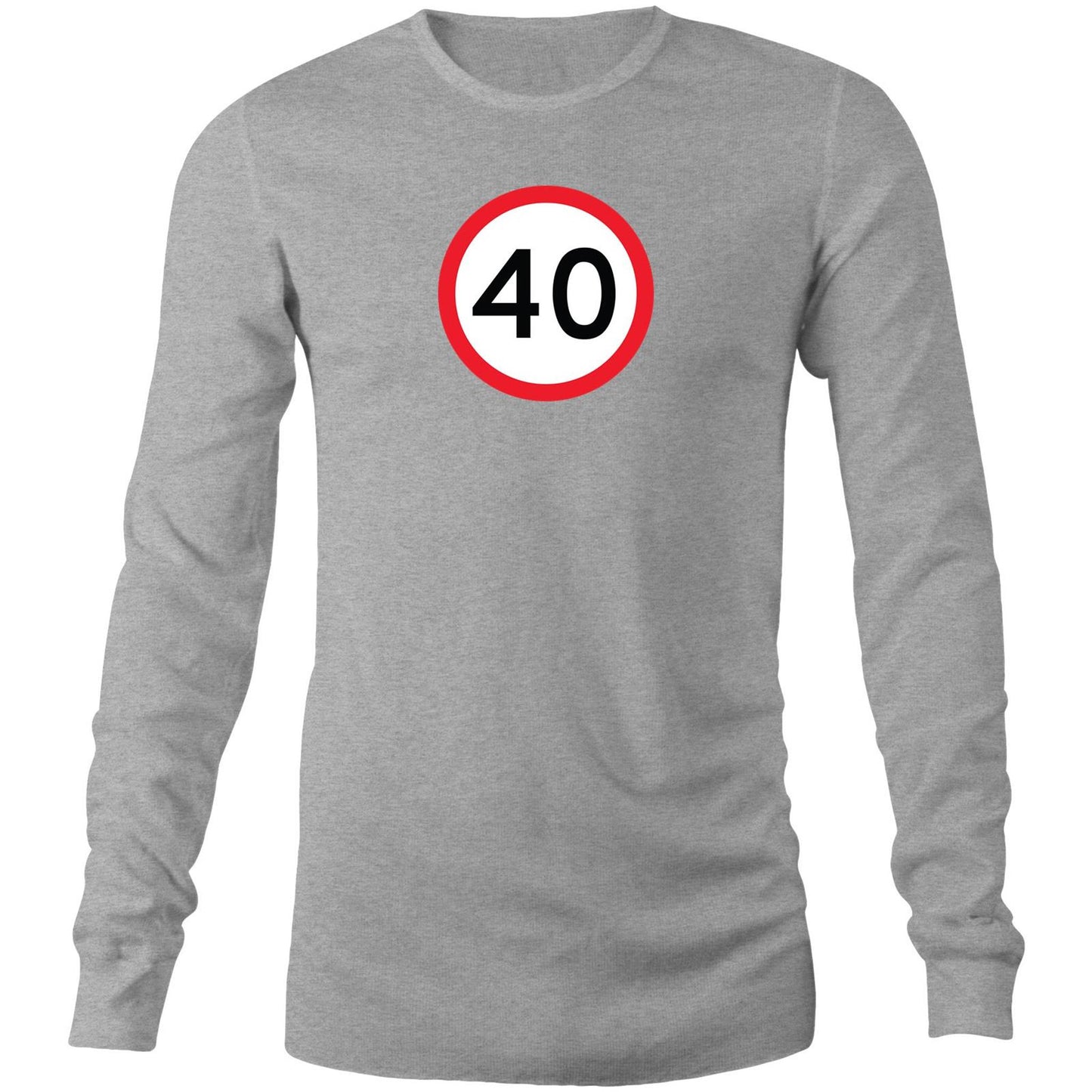 Age Milestone 40 Long Sleeve T Shirts for Men (Unisex)
