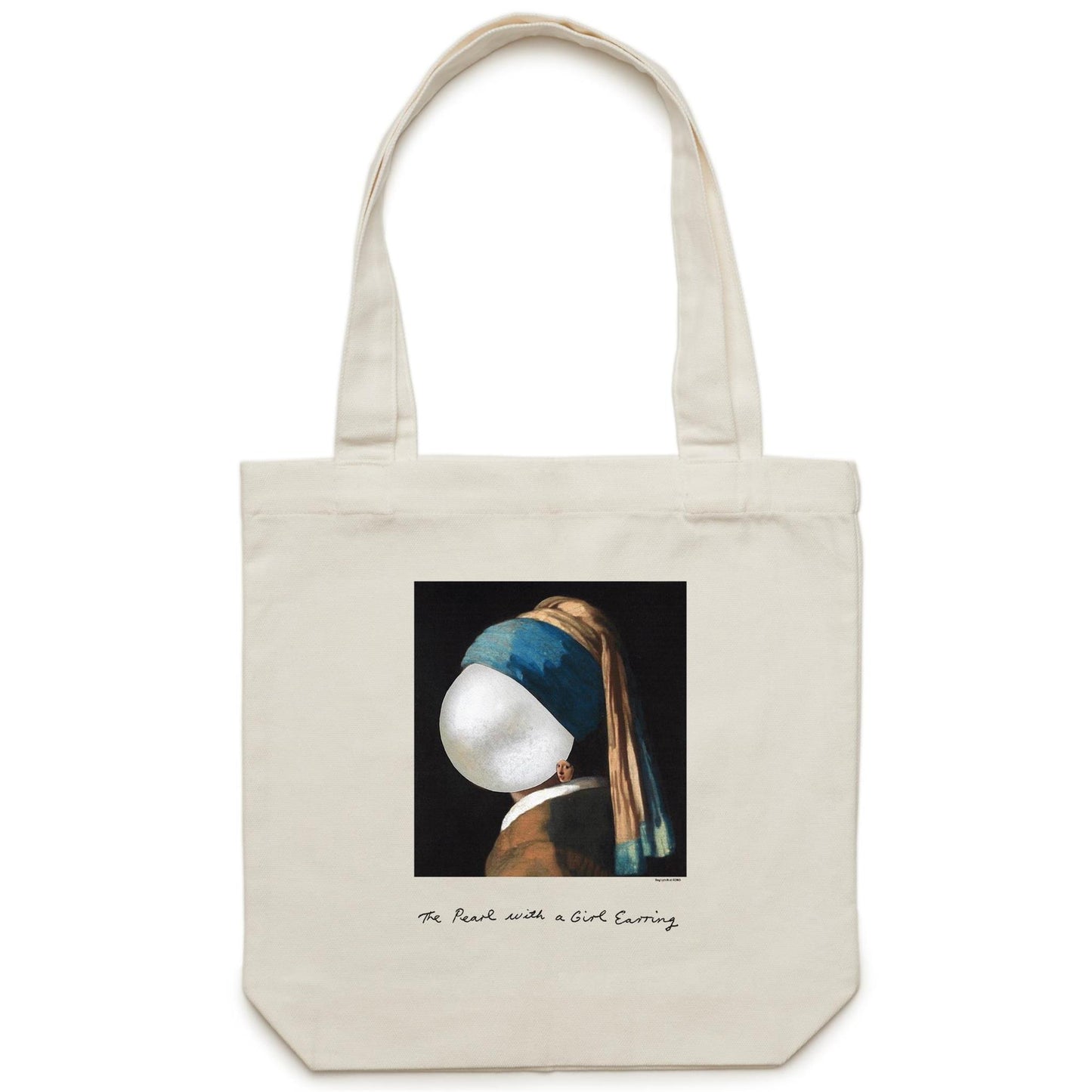 The Pearl with a Girl Earring Canvas Totes