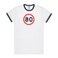Age Milestone 80 Ringer T Shirts for Men (Unisex)