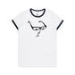 Glasses Ringer T Shirts for Women