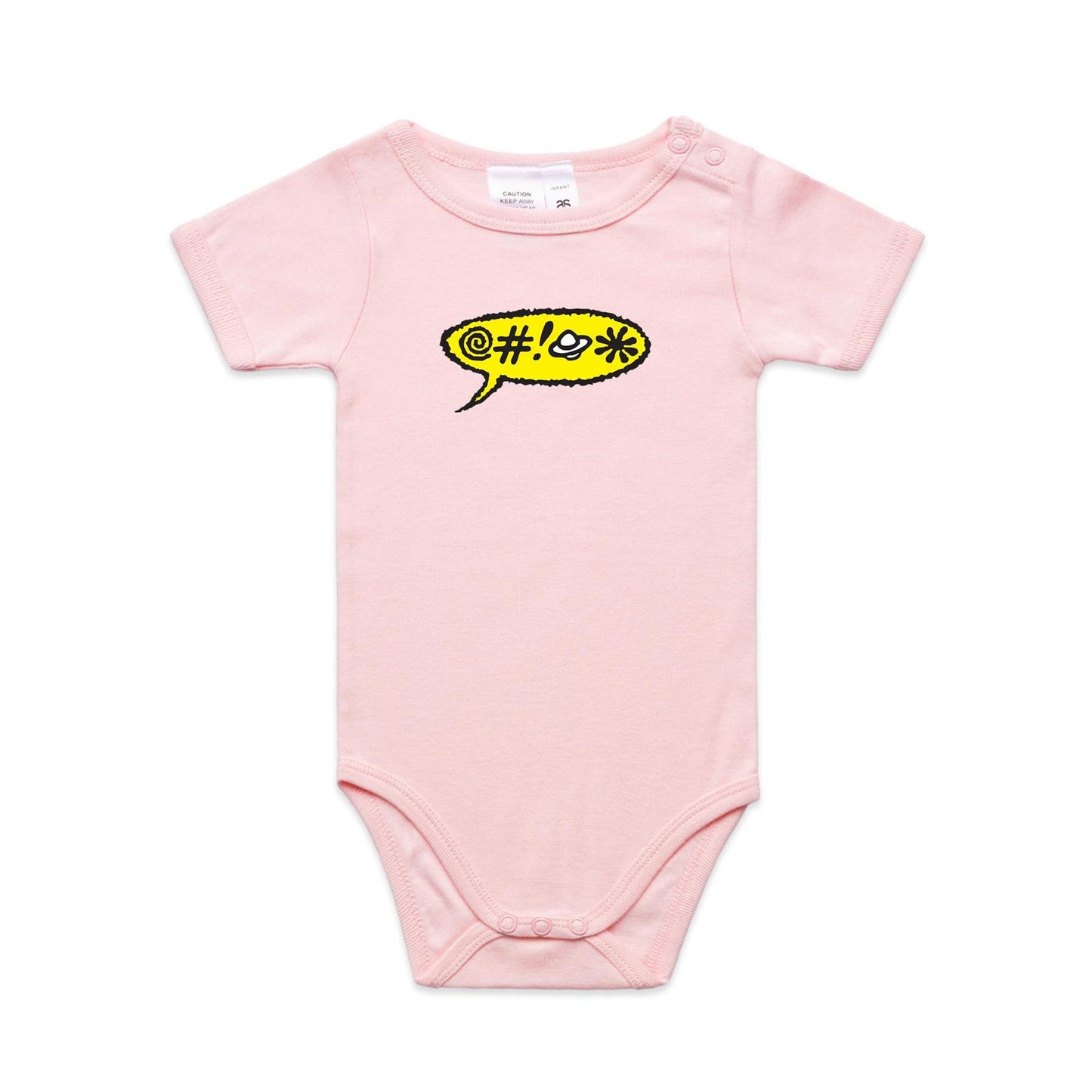 Swear Bubble Rompers for Babies