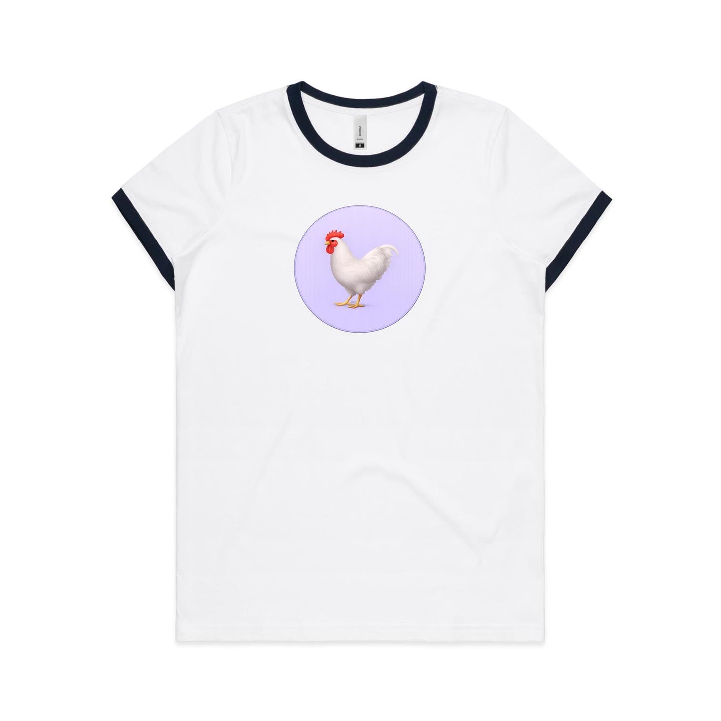 Rooster Too Ringer T Shirts for Women