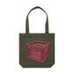Milk Crate Canvas Totes