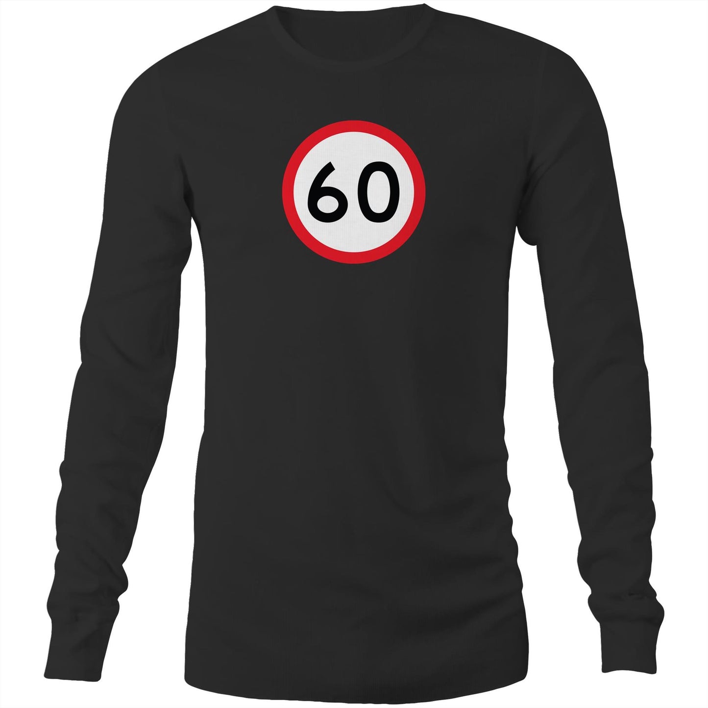 Age Milestone 60 Long Sleeve T Shirts for Men (Unisex)