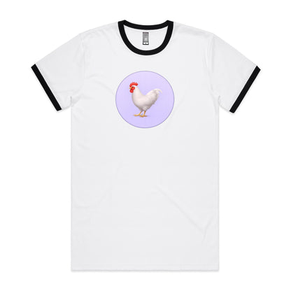 Rooster Too Ringer T Shirts