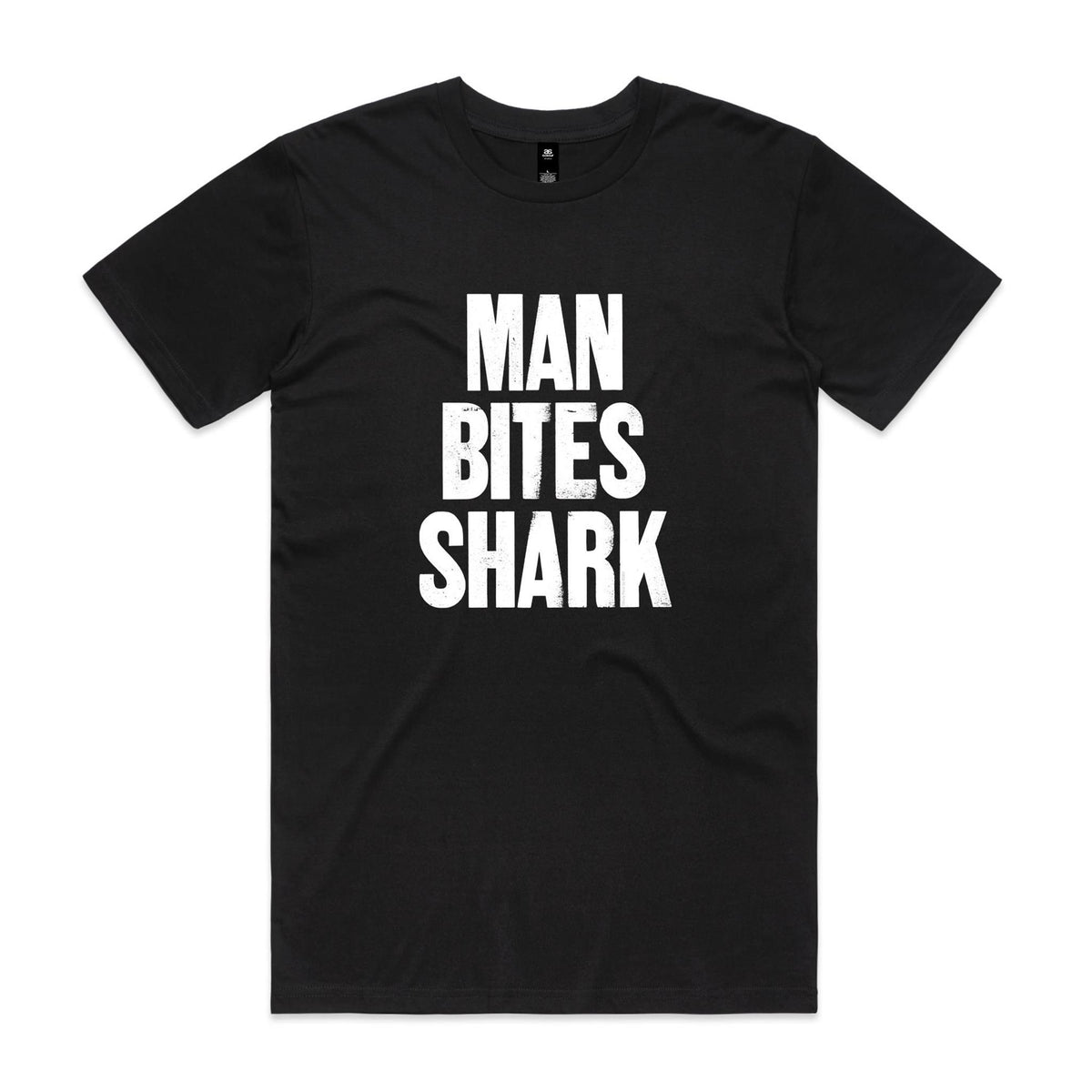 Man Bites Shark T Shirts for Men (Unisex)