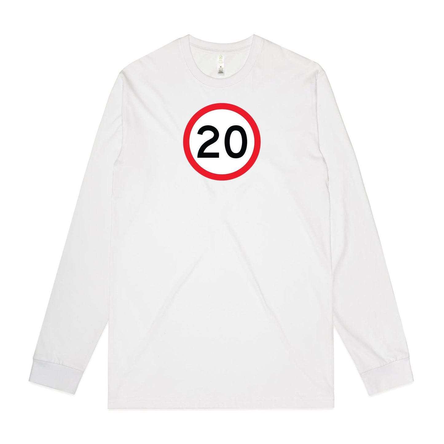 Age Milestone 20 Long Sleeve T Shirts for Men (Unisex)