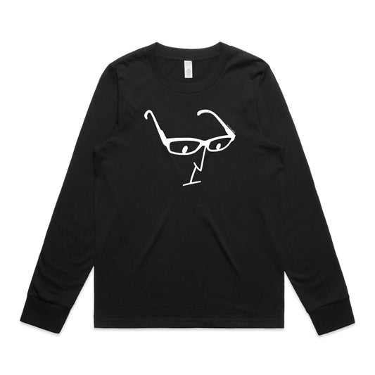 Glasses Long Sleeve T Shirts for Women