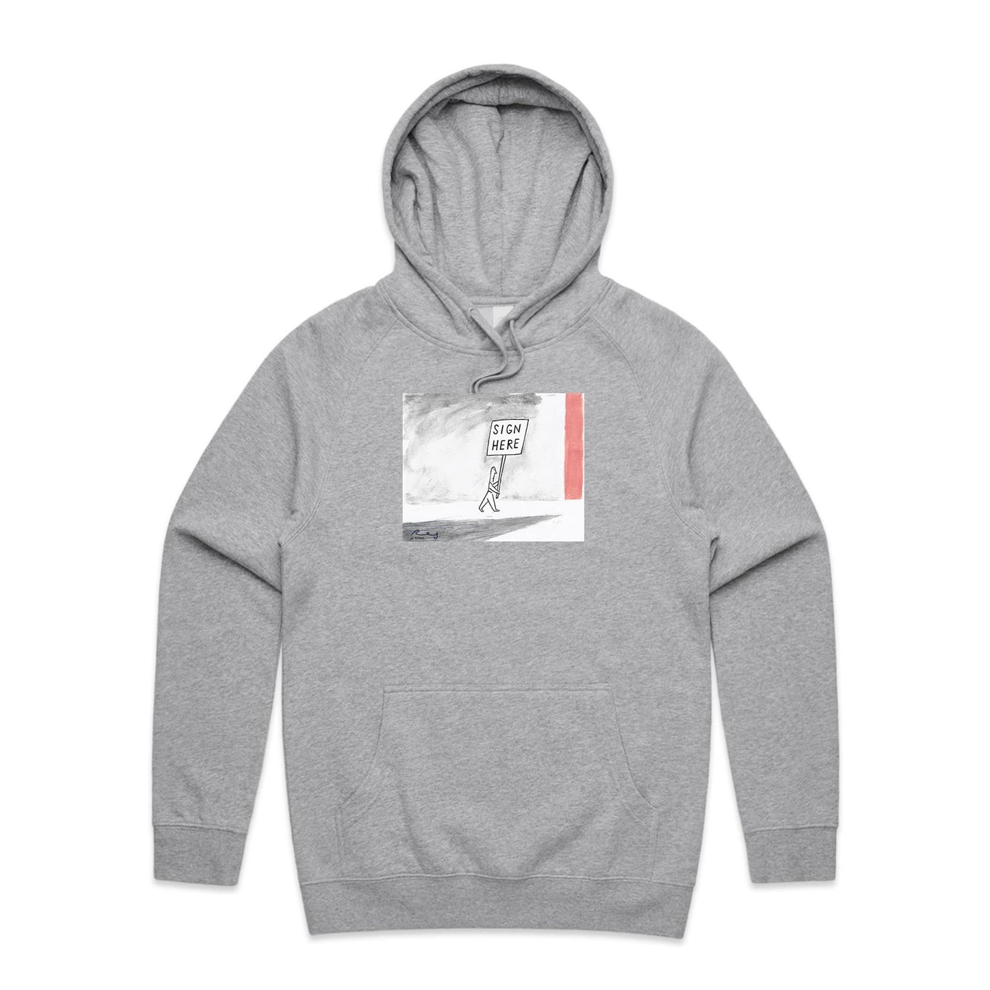 Sign Here Hoodies for Men