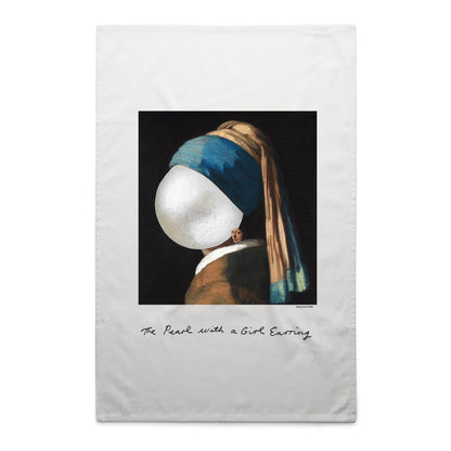 Girl with a Pearl Earring Tea Towels