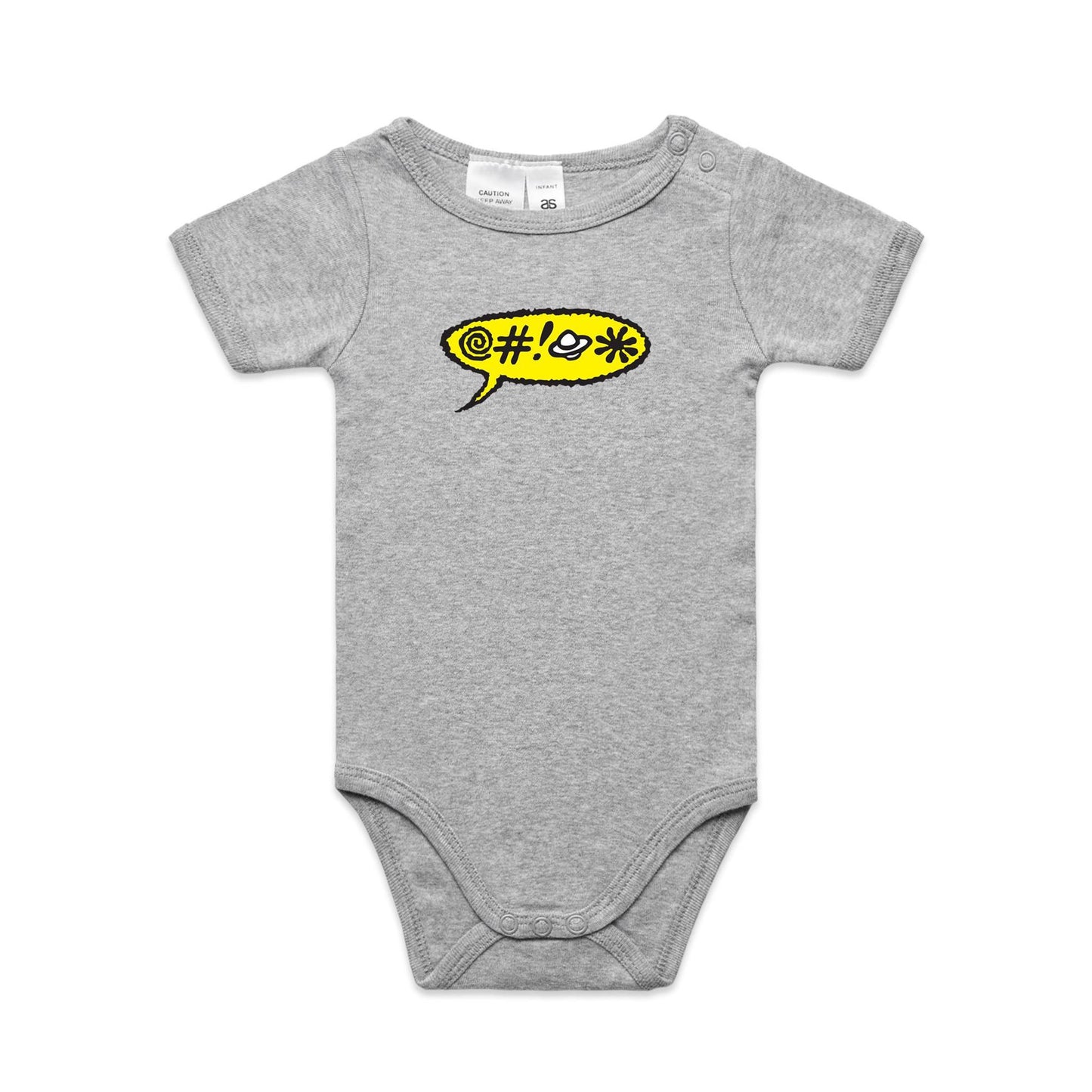 Swear Bubble Rompers for Babies