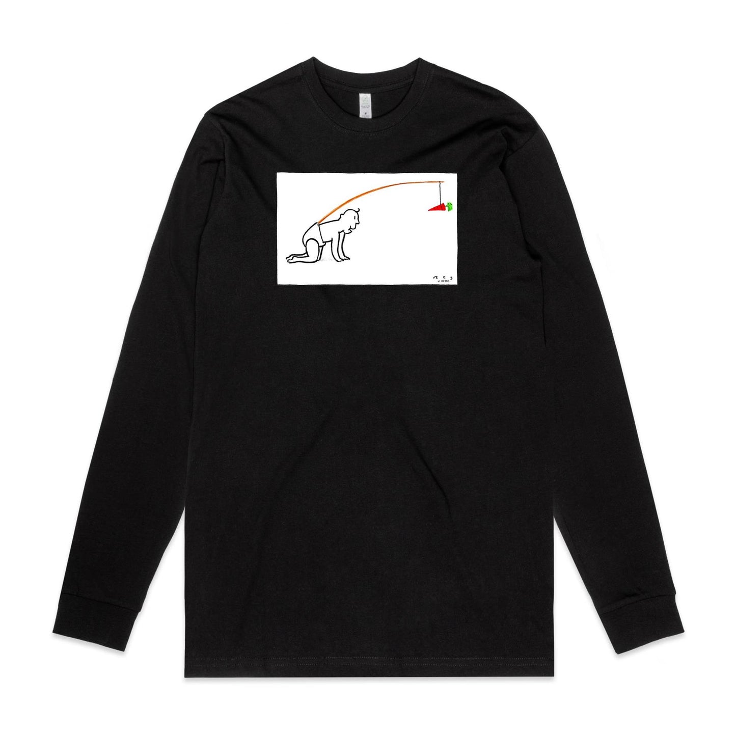 Baby Carrot Long Sleeve T Shirts for Men (Unisex)