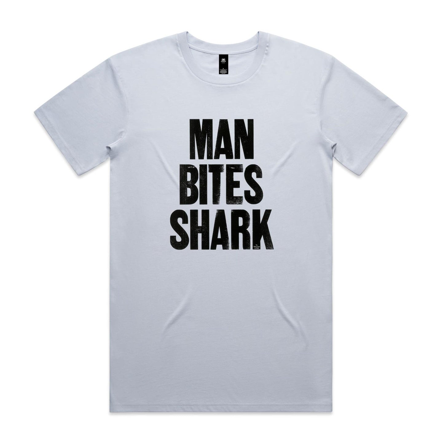 Man Bites Shark T Shirts for Men (Unisex)