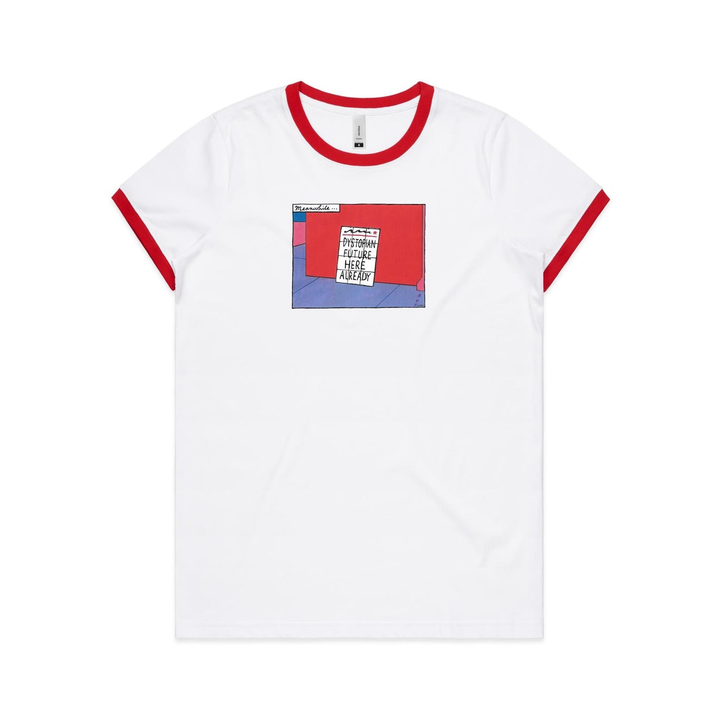 Dystopian Future Ringer T Shirts for Women