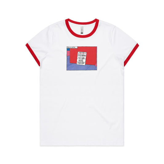 Dystopian Future Ringer T Shirts for Women