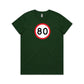 Age Milestone 80 T Shirts for Women