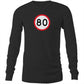 Age Milestone 80 Long Sleeve T Shirts for Men (Unisex)