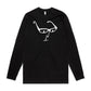 Glasses Long Sleeve T Shirts for Men (Unisex)