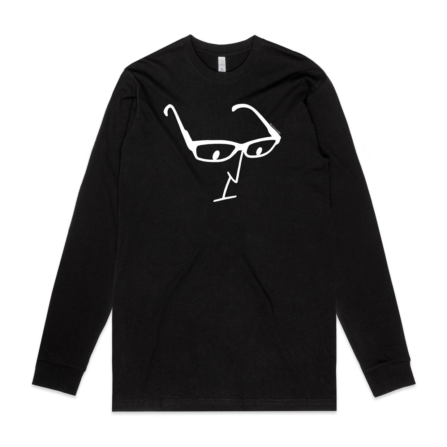 Glasses Long Sleeve T Shirts for Men (Unisex)
