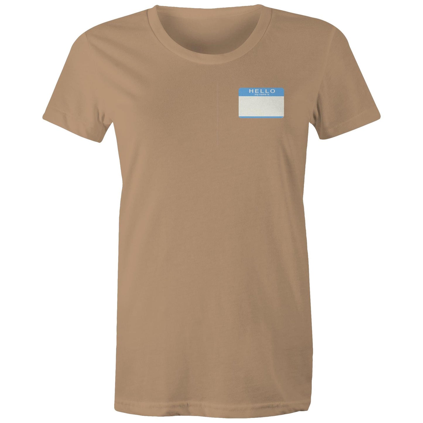 Name Badge T Shirts for Women