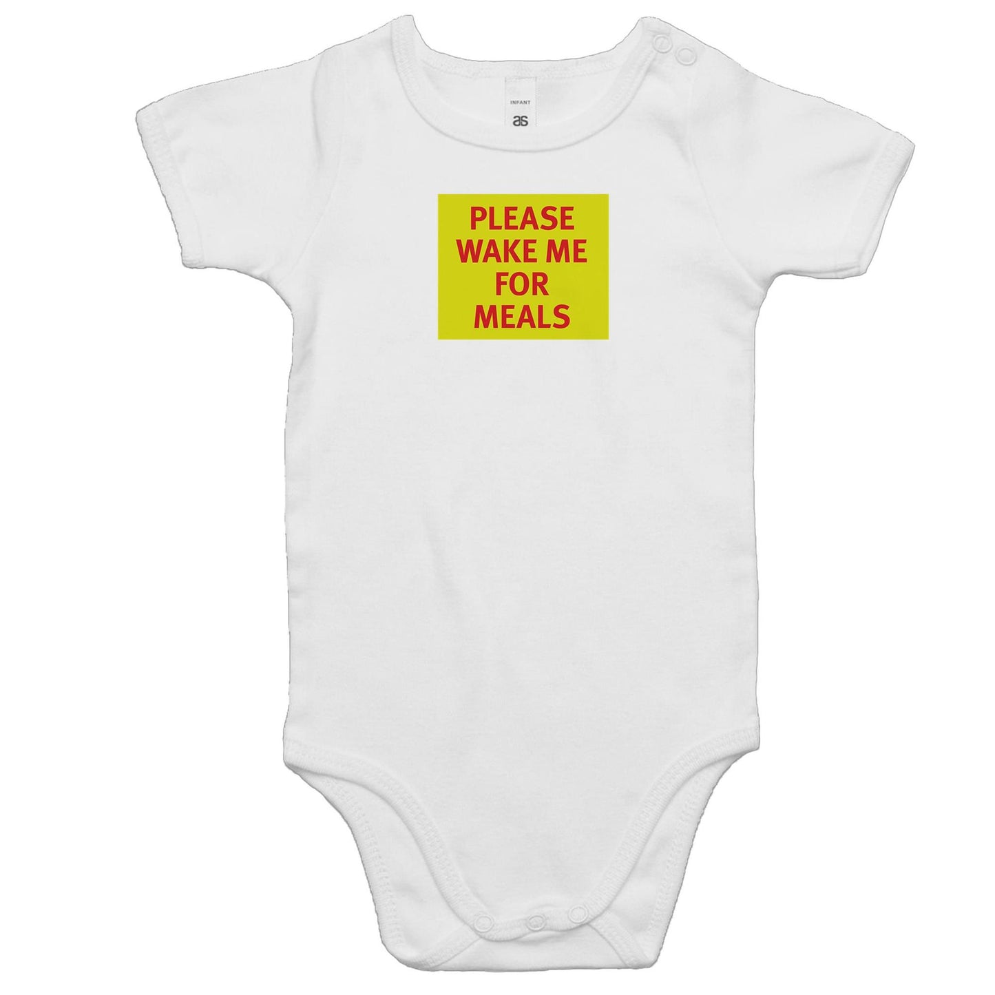 Please Wake Me for Meals Rompers for Babies