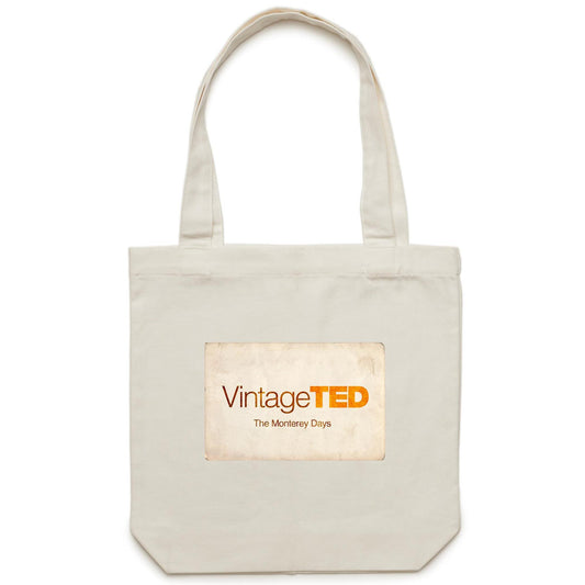 Vintage TED Canvas Totes