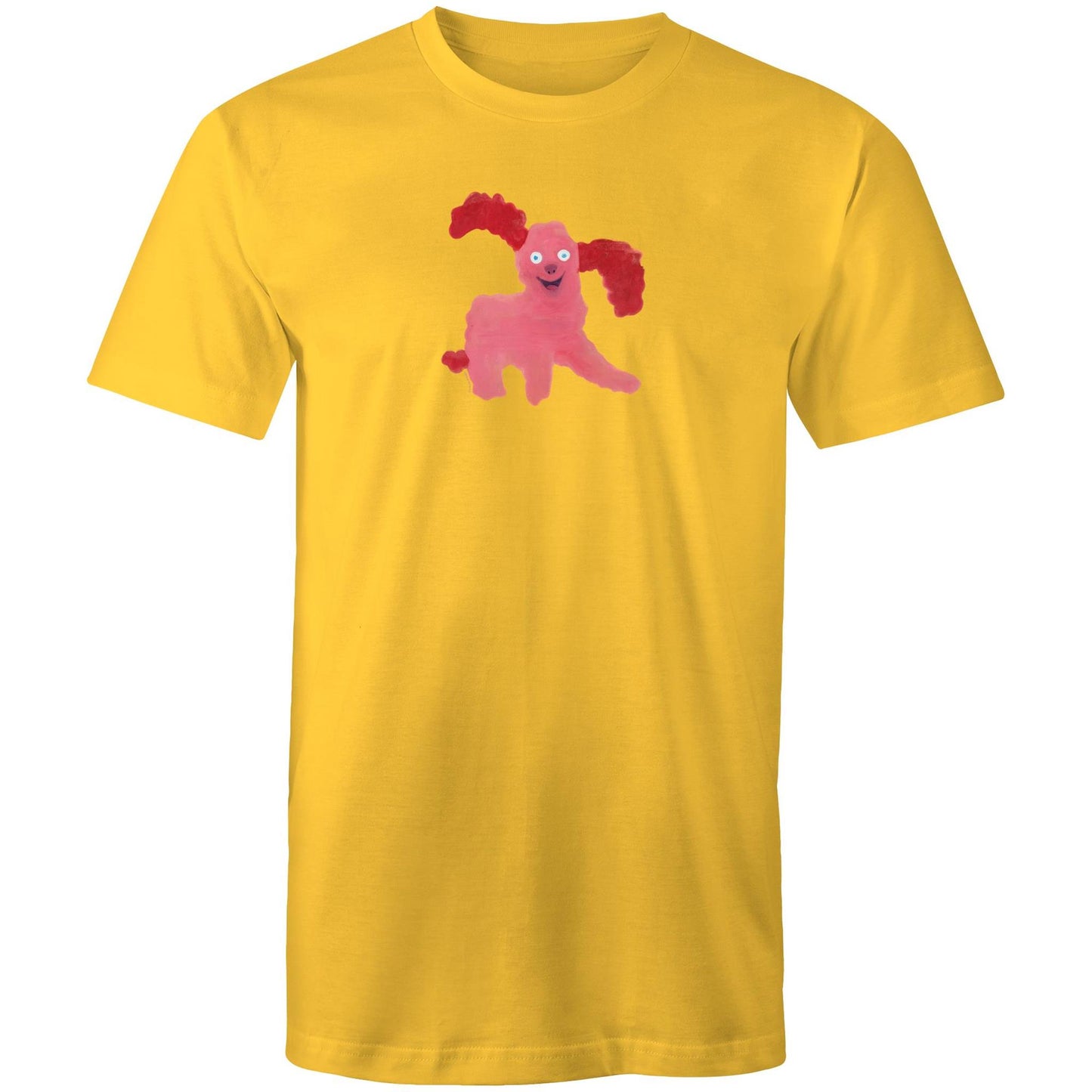 Pink Dog T Shirts for Men (Unisex)