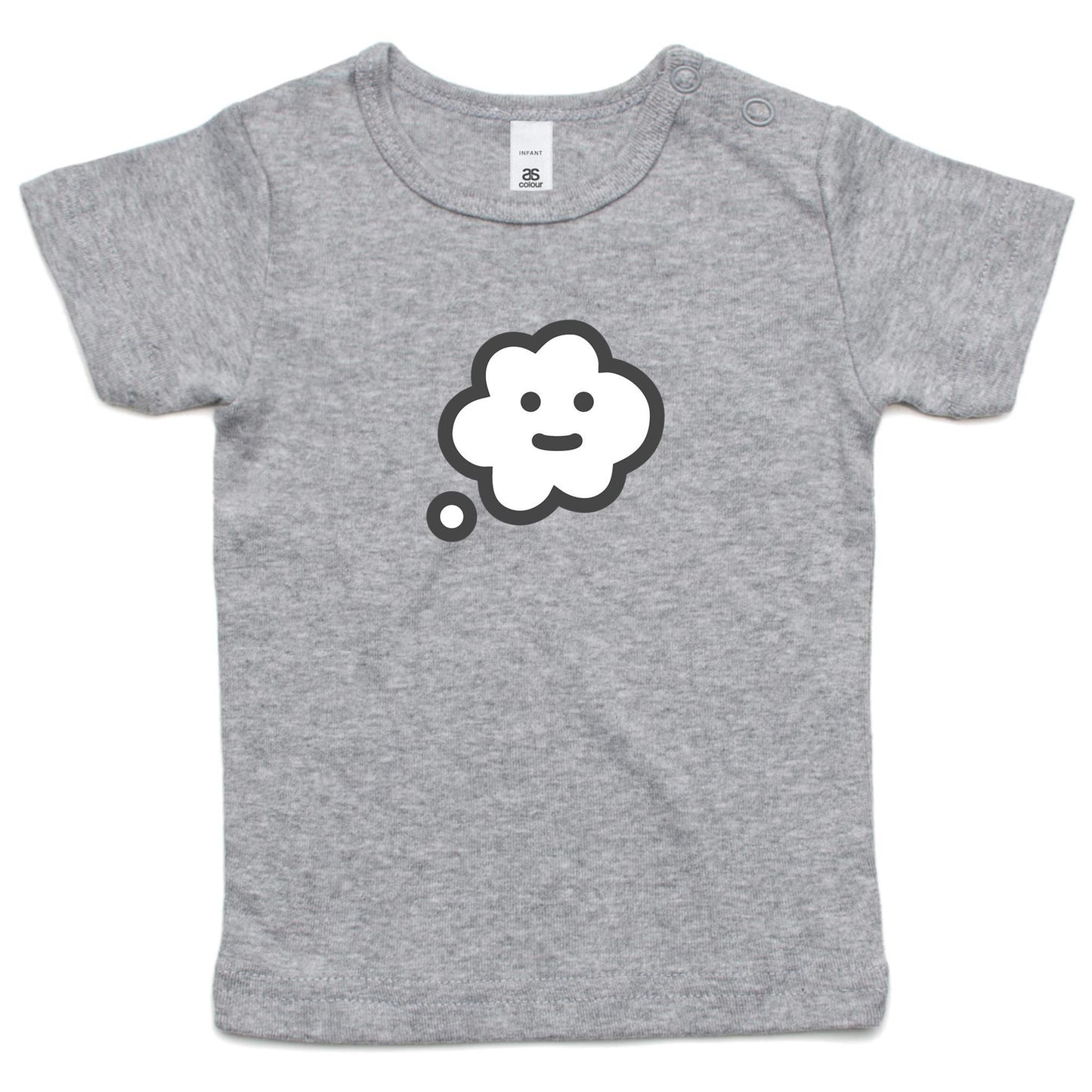 Thought Bubble Face T Shirts for Babies