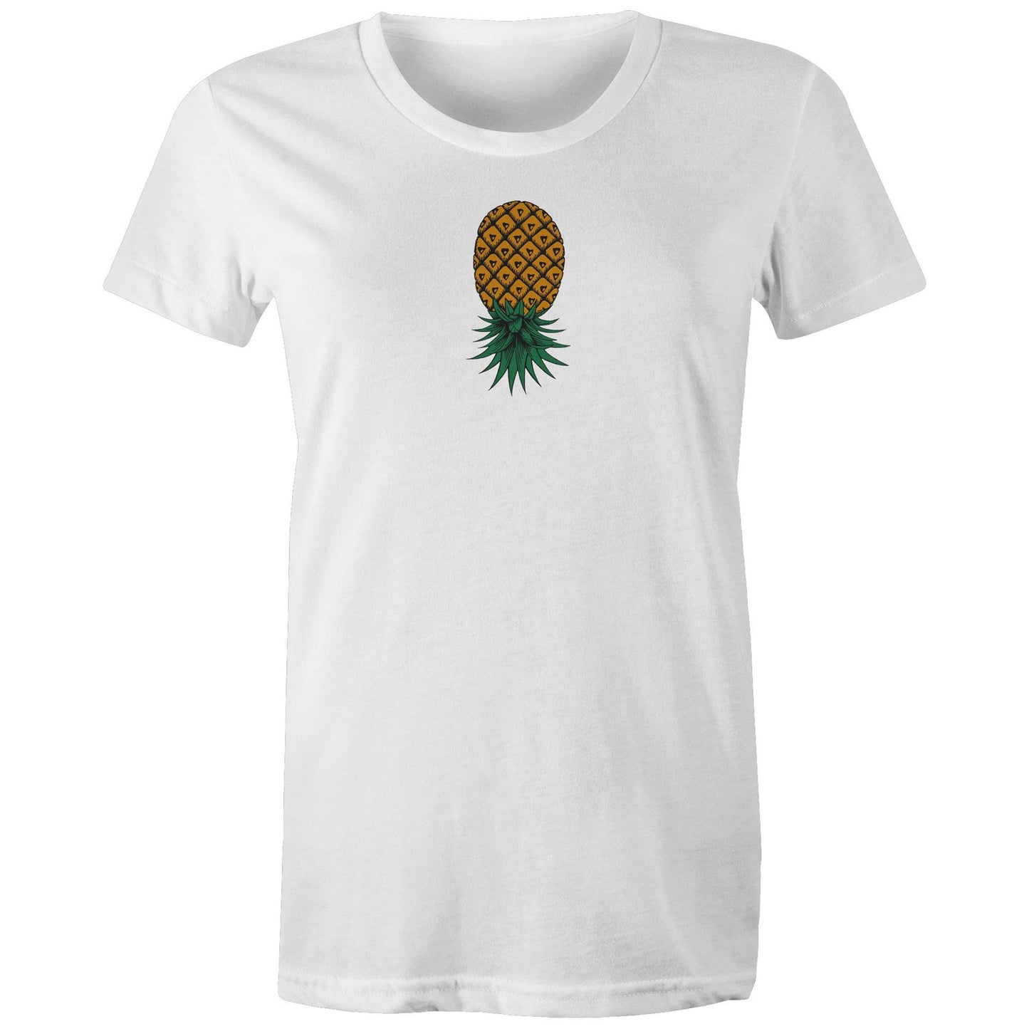 Upside Down Pineapple T Shirts for Women