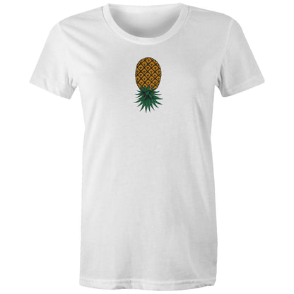 Upside Down Pineapple T Shirts for Women