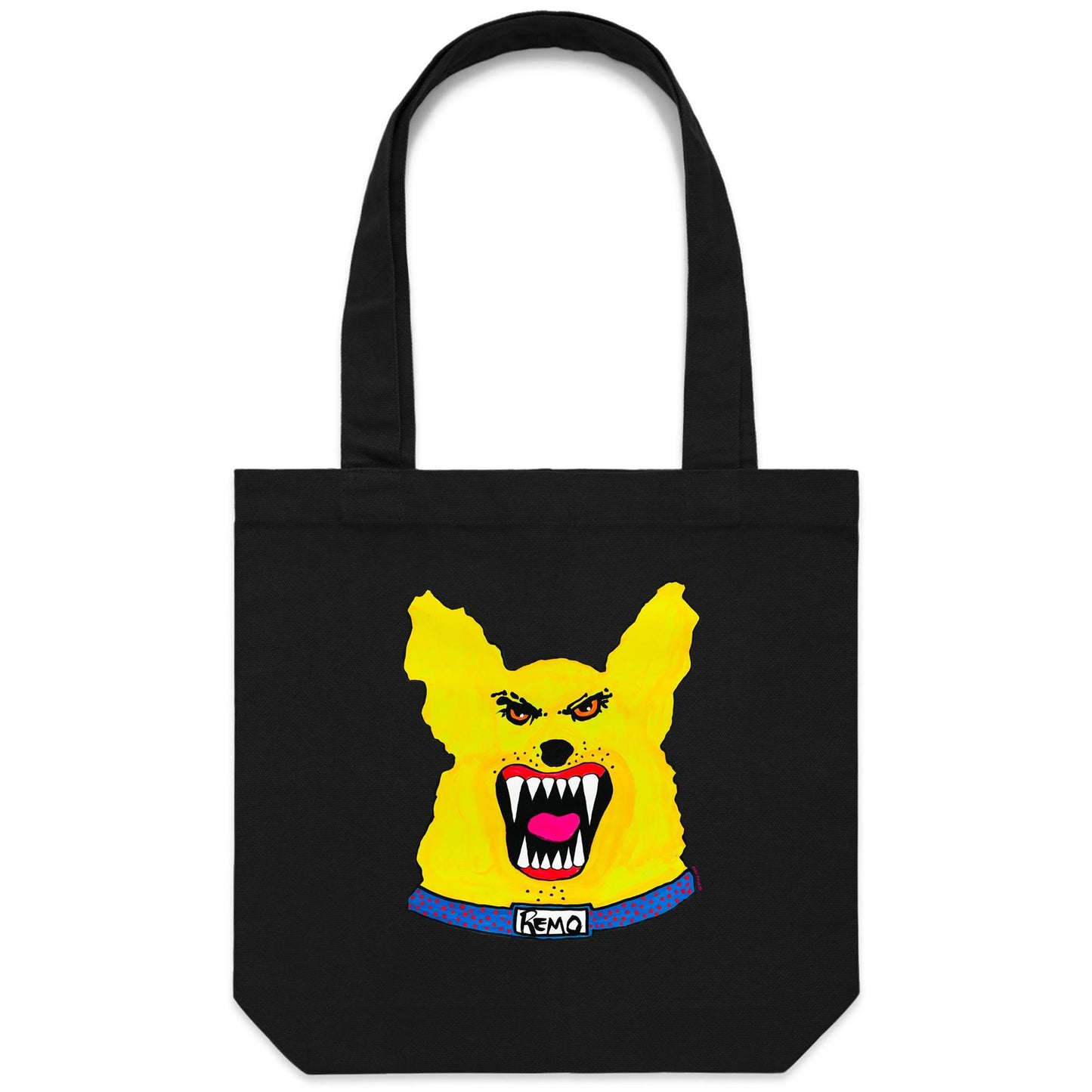 Mad Dog Canvas Totes
