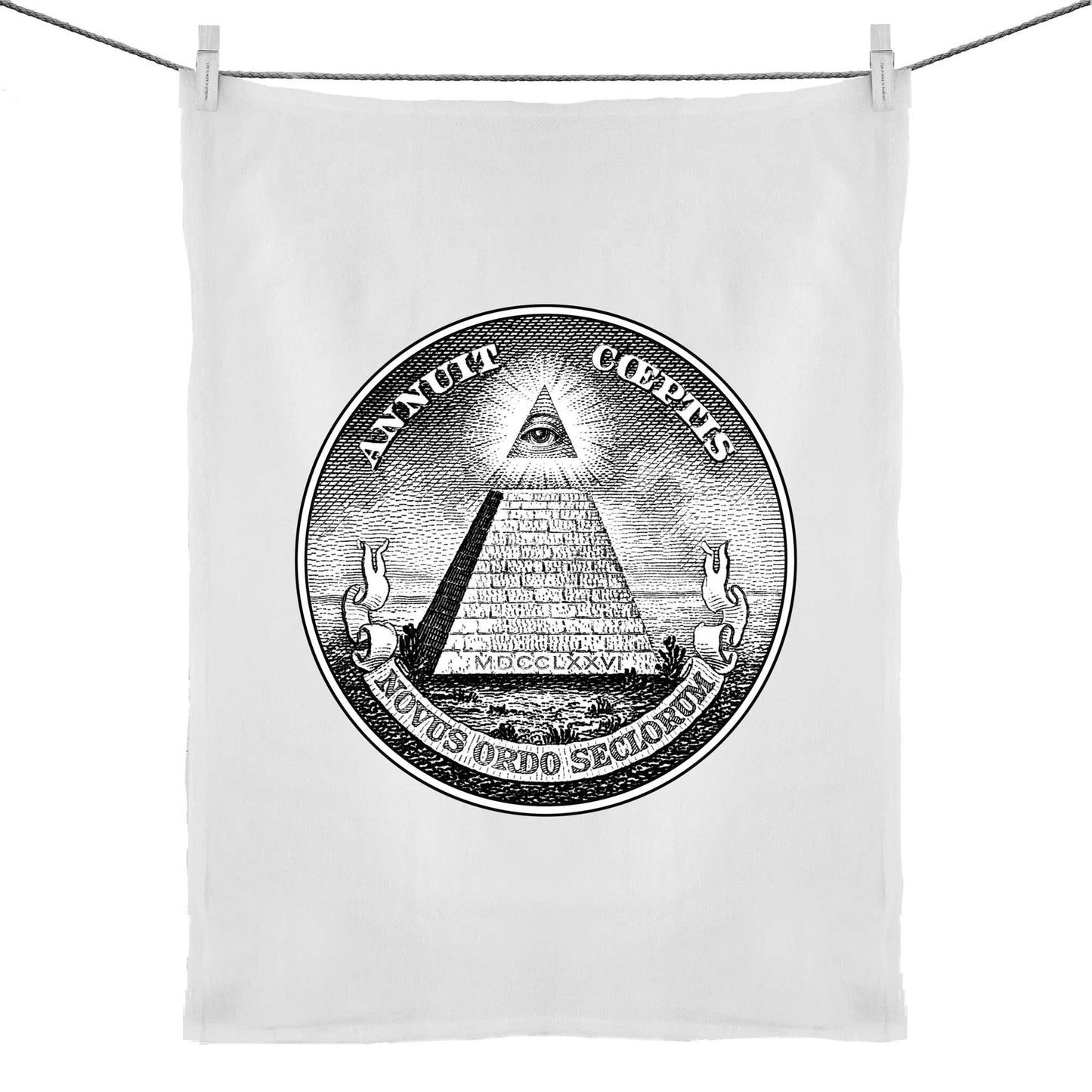 Illuminati Tea Towel