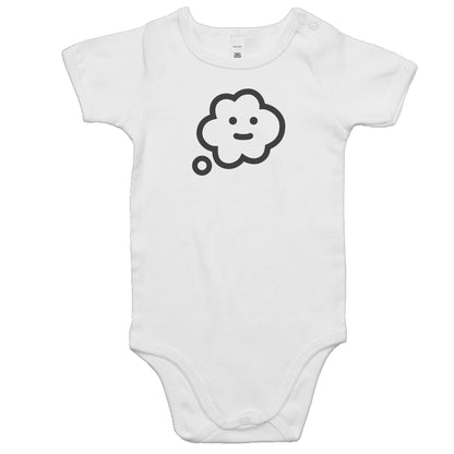 Thought Bubble Face Rompers for Babies
