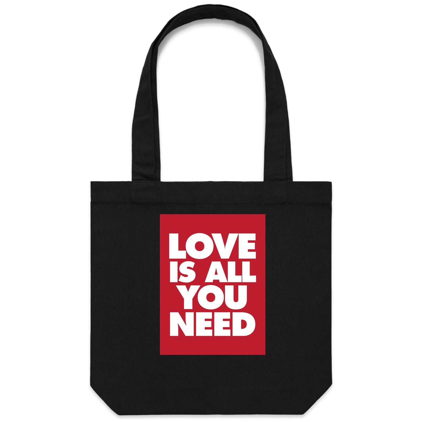 Love is All You Need Canvas Totes