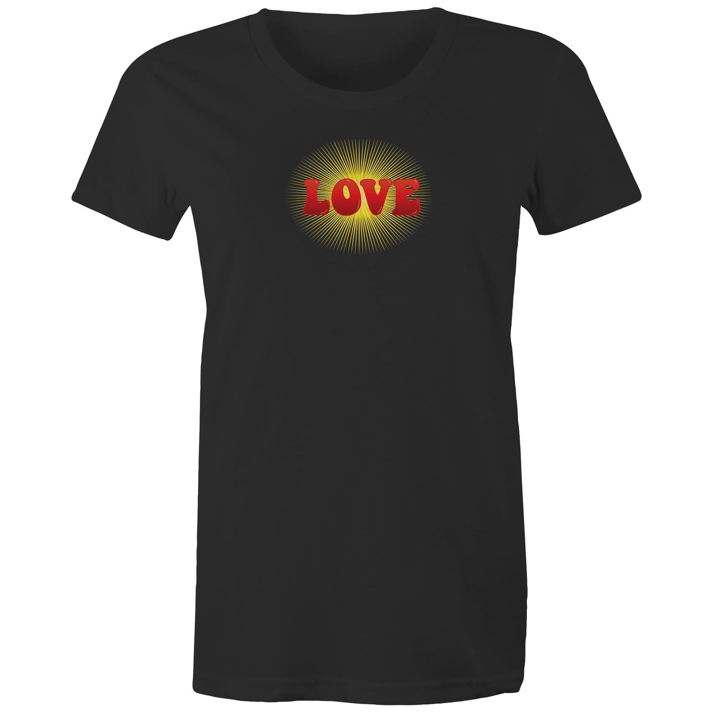 Radiant Love T Shirts for Women