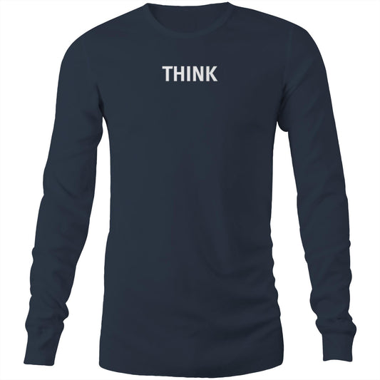 THINK Word Long Sleeve T Shirts