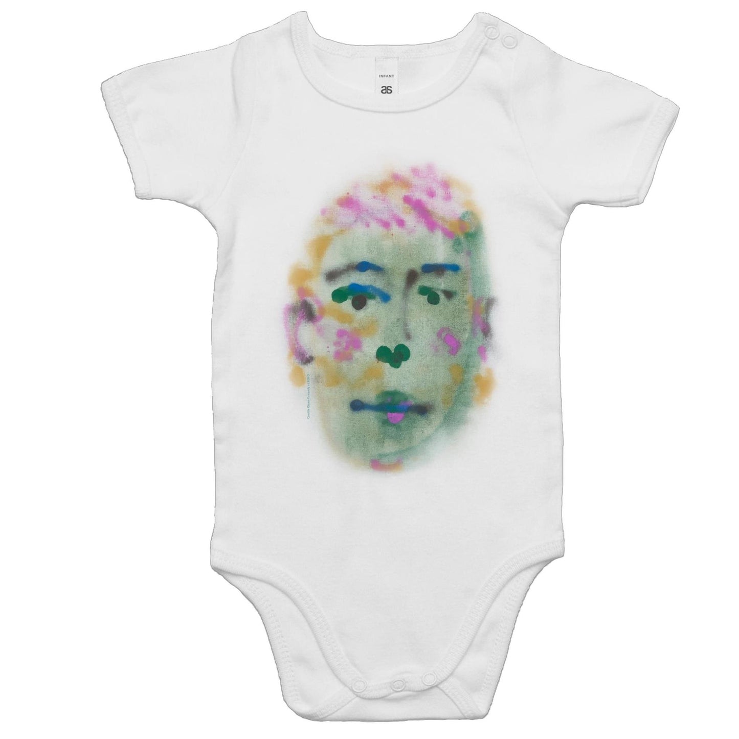 Green Face Rompers for Babies