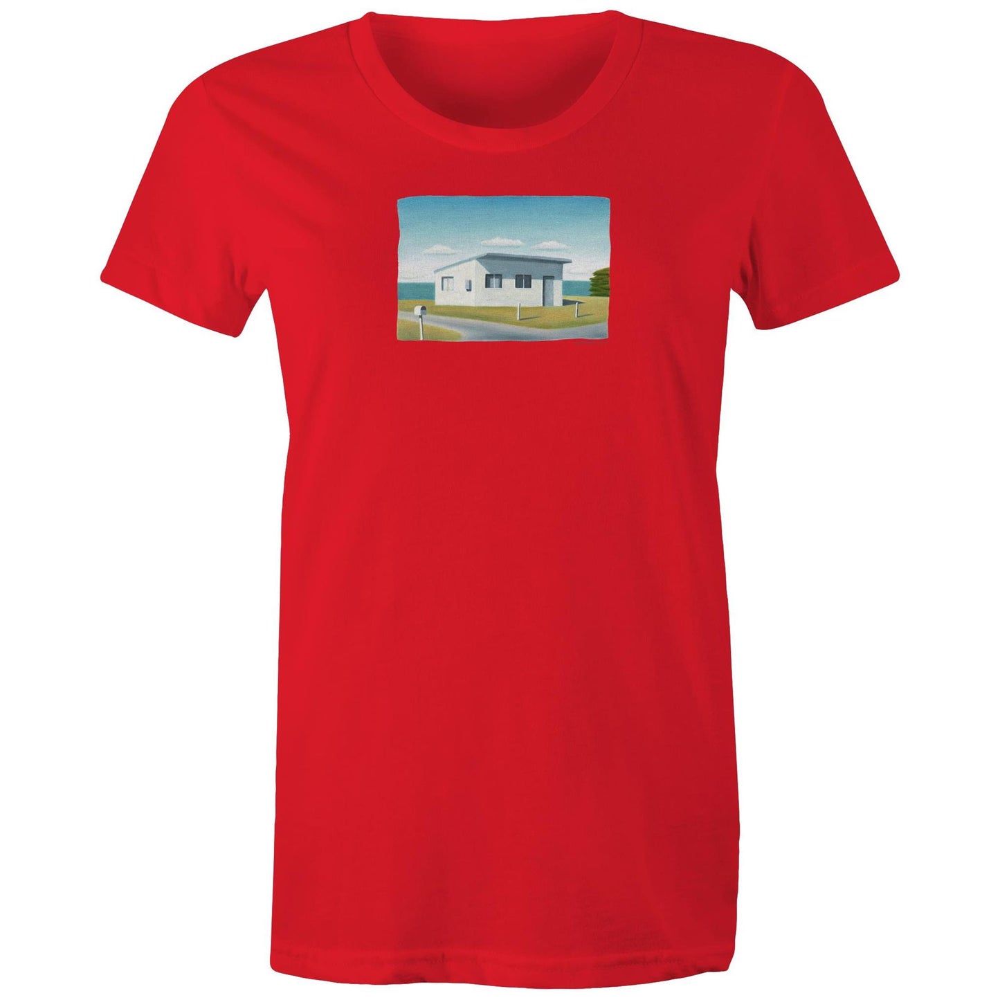 Beach Cottage, South Coast T Shirts for Women