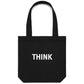 THINK Word Canvas Totes