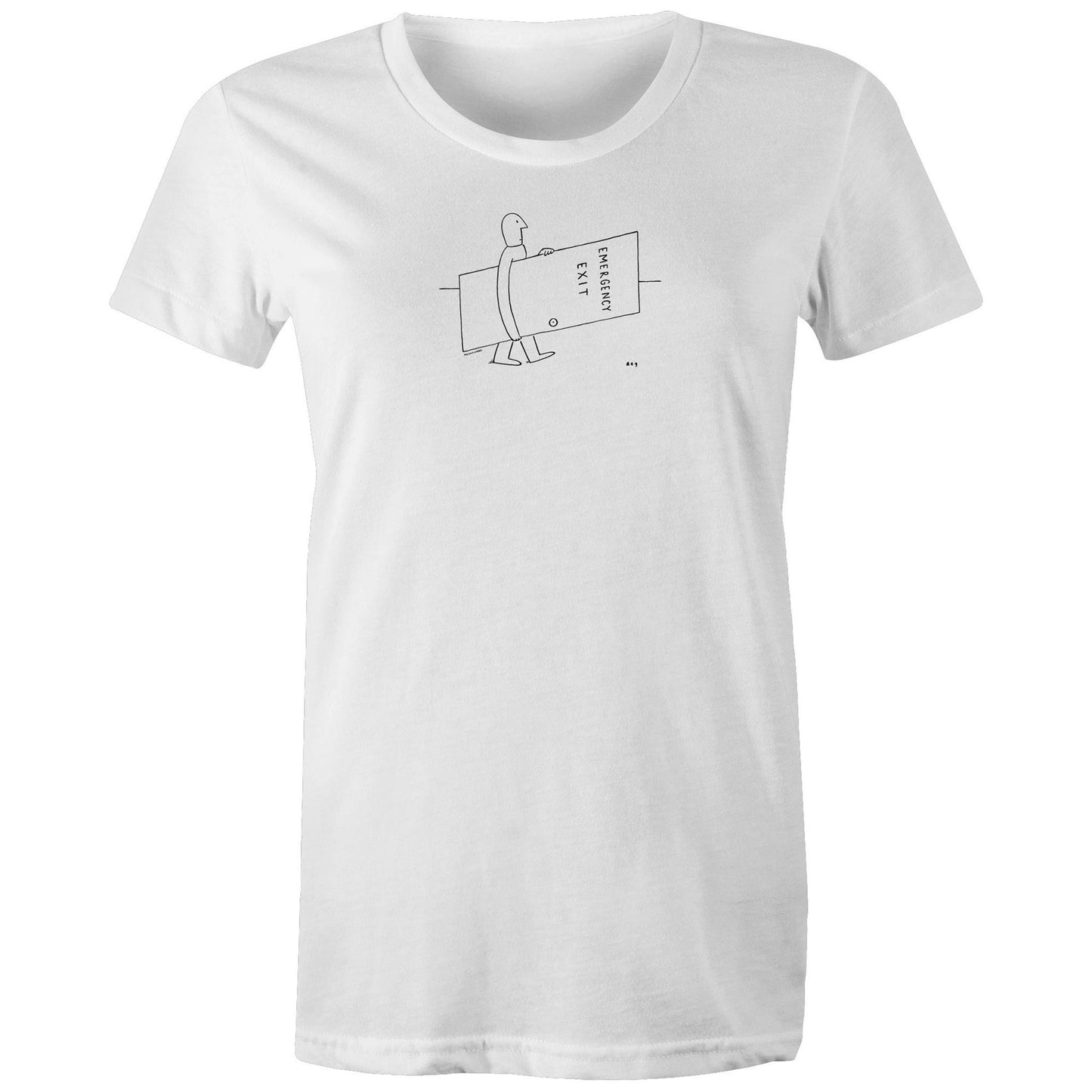 Emergency Exit T Shirts for Women