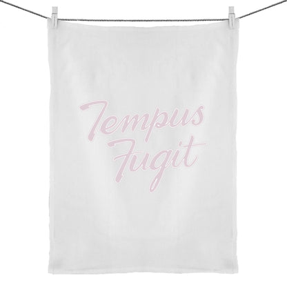 Tempus Fugit Tea Towel