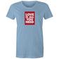 Love is All You Need T Shirts for Women