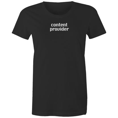 Content Provider T Shirts for Women